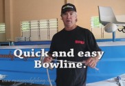 how to tie a quick and easy bowline knot that can be undone even after being pulled tight.