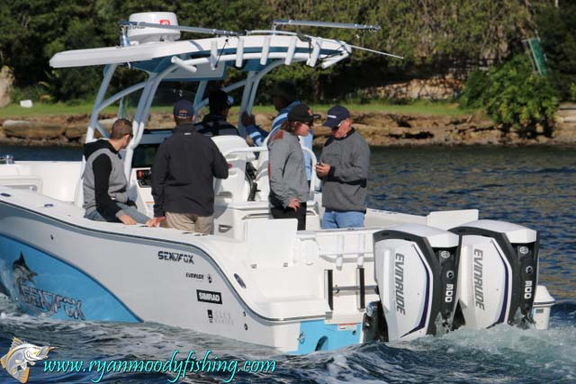 American designed Seafox28 running twin 300 outboards