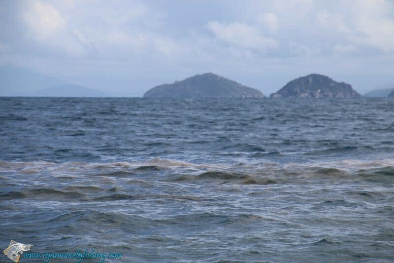 Brooke Island Great Barrier Reef Trichodesmium slick