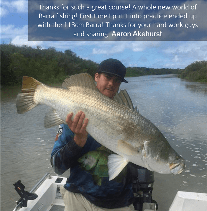 catching big barramundi in Queensland with barra basics online fishing course