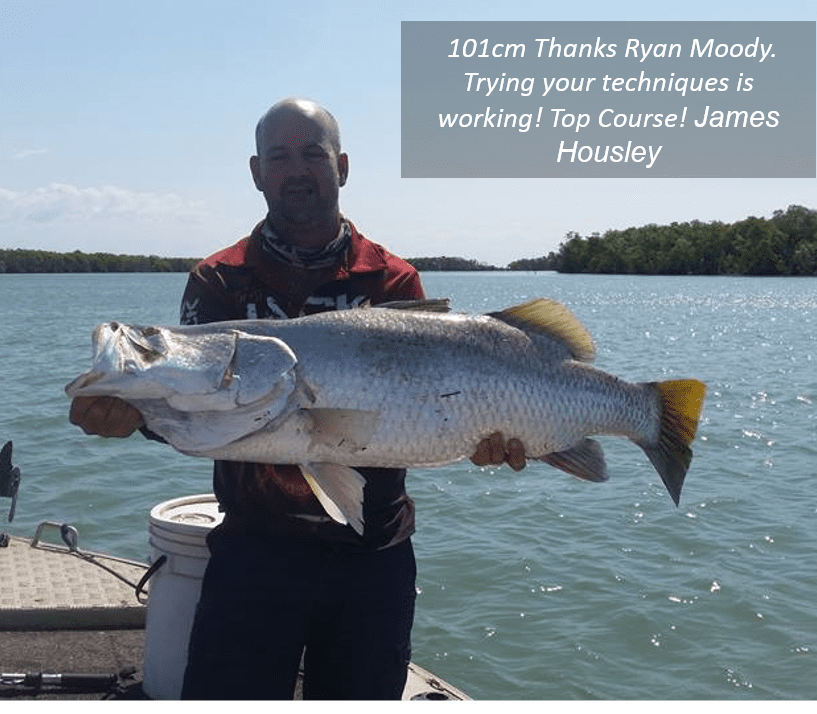 Catching big barramundi in Cairns, Queensland