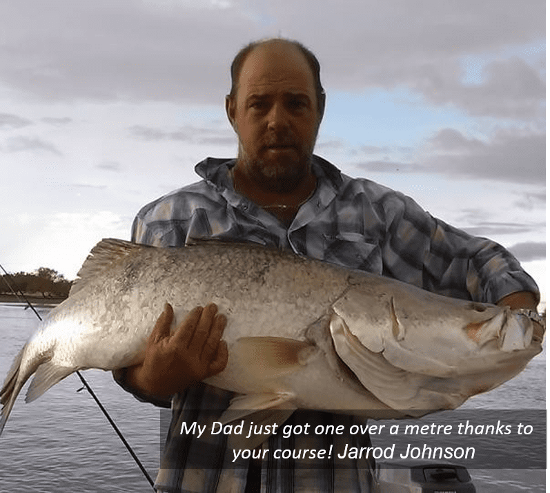 catching big barramundi in Queensland's Bohle River Townsville