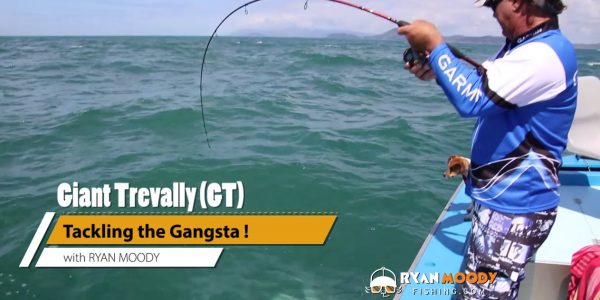 Fishing for hard fighting Giant Trevally in Queensland