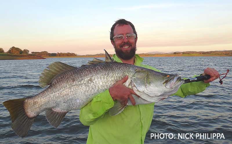 Fishing for freshwater barramundi using twitch bait lures