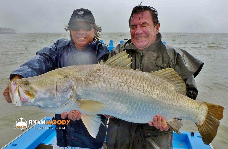 Good preparation is required to land massive barramundi over 1 metre long.