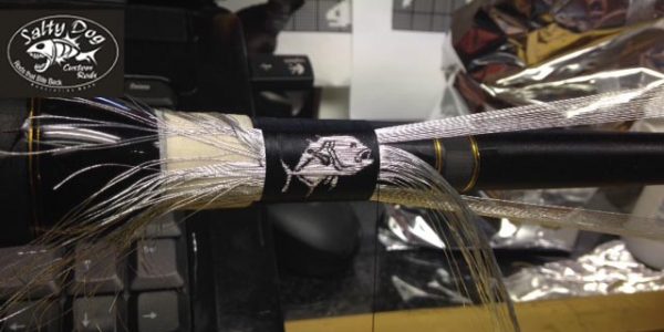 Binding weave for custom fishing rod