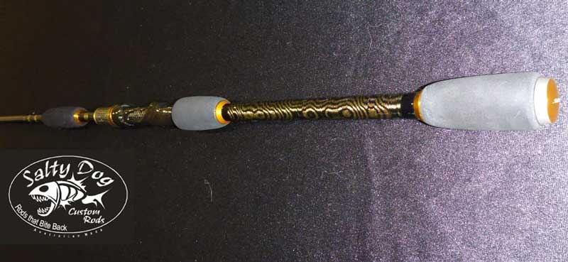 Custom fishing rod built to stop impoundment barra