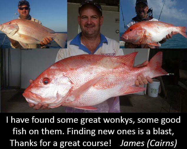 Wonky Holes online fishing course produces some lovely large mouth nannygai near Cairns