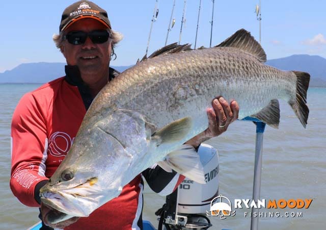 Casting big barra on shallow hardbodies is the ultimate thrill.