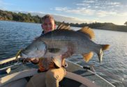 Fishing as a hobby can yield catches like this massive fish for teenager Jack.