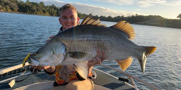 Fishing as a hobby can yield catches like this massive fish for teenager Jack.