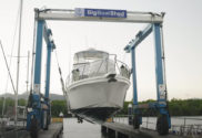 Haul out for annual boat maintenance