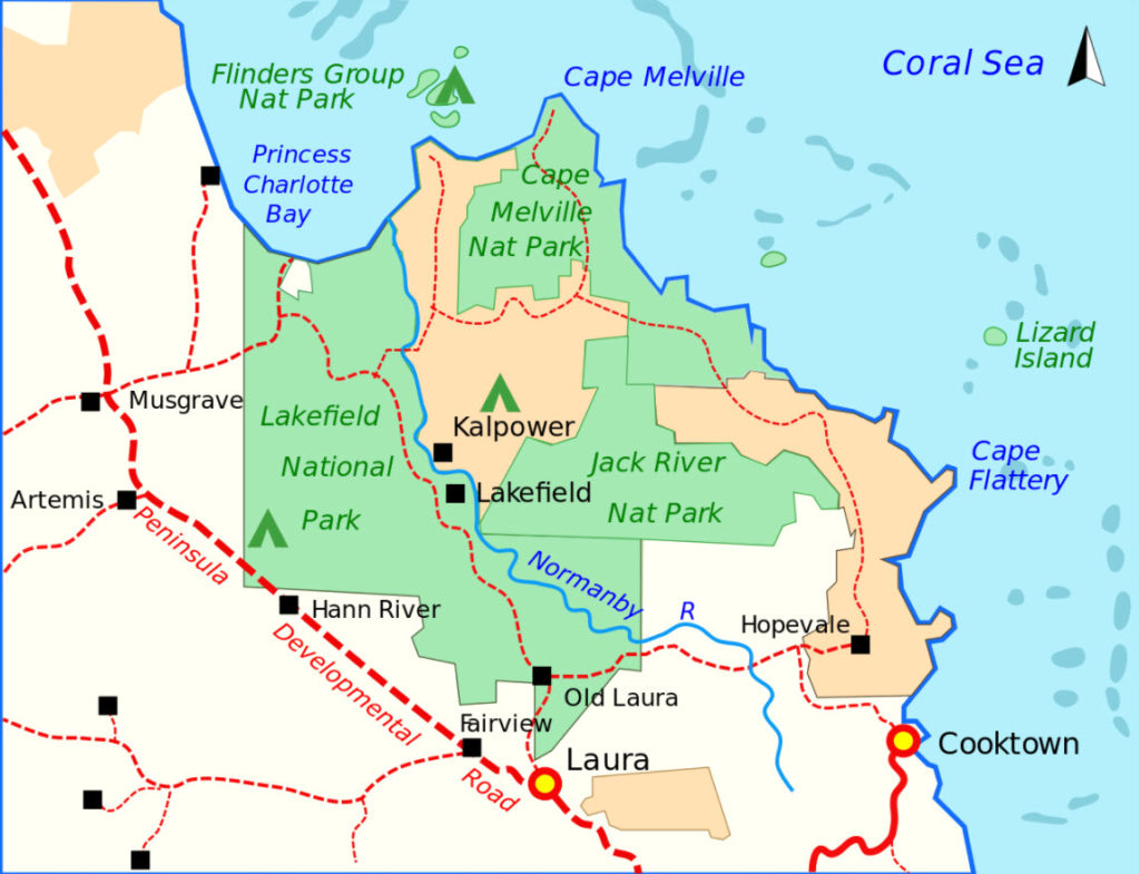 Cape Melville map