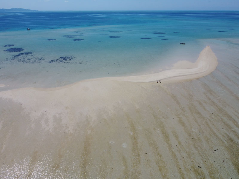Exploring sand cays on the Great Barrier Reef