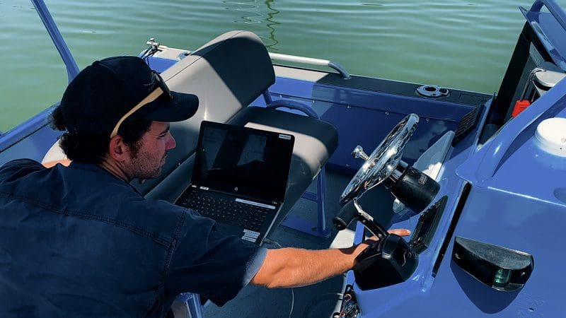 Preparing for an ocean voyage requires software updates on all the equipment.