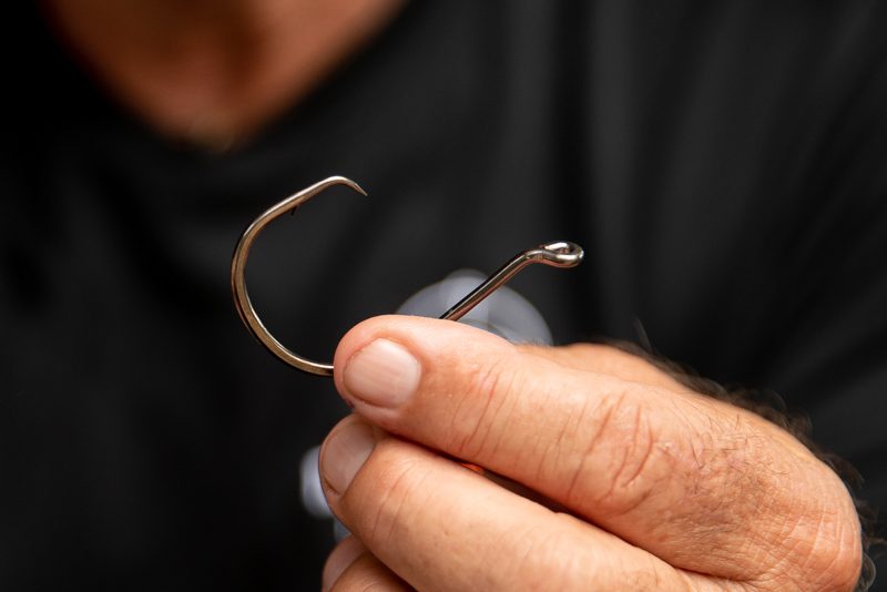 Circle fishing hook for live bait.