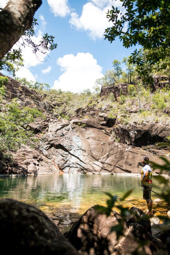 Zoe Falls Hinchinbrook Island in the dry season