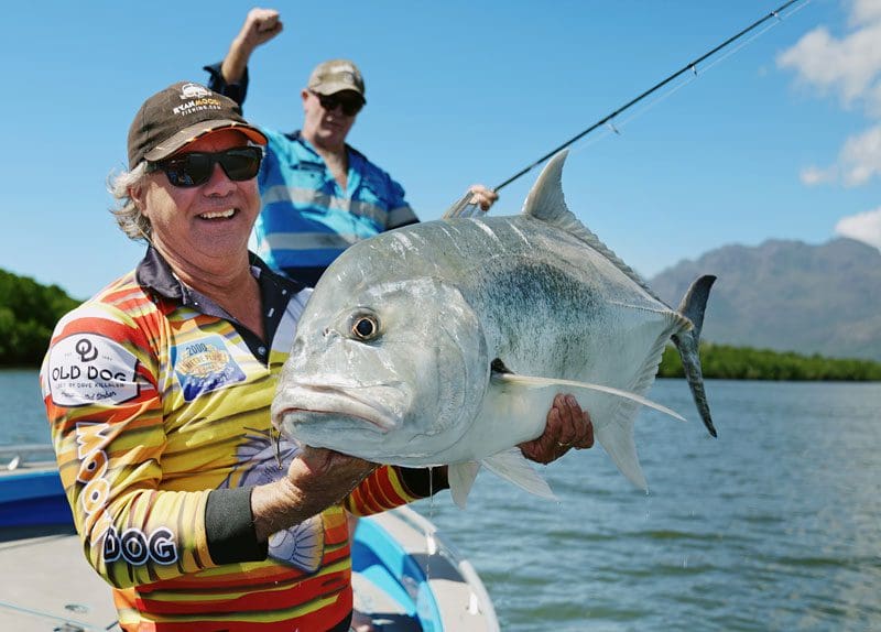 Two men fishing