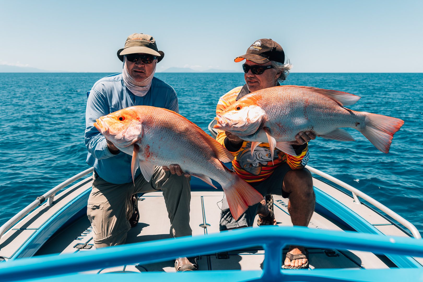 Large mouth nannygai fishing offshore Cairns