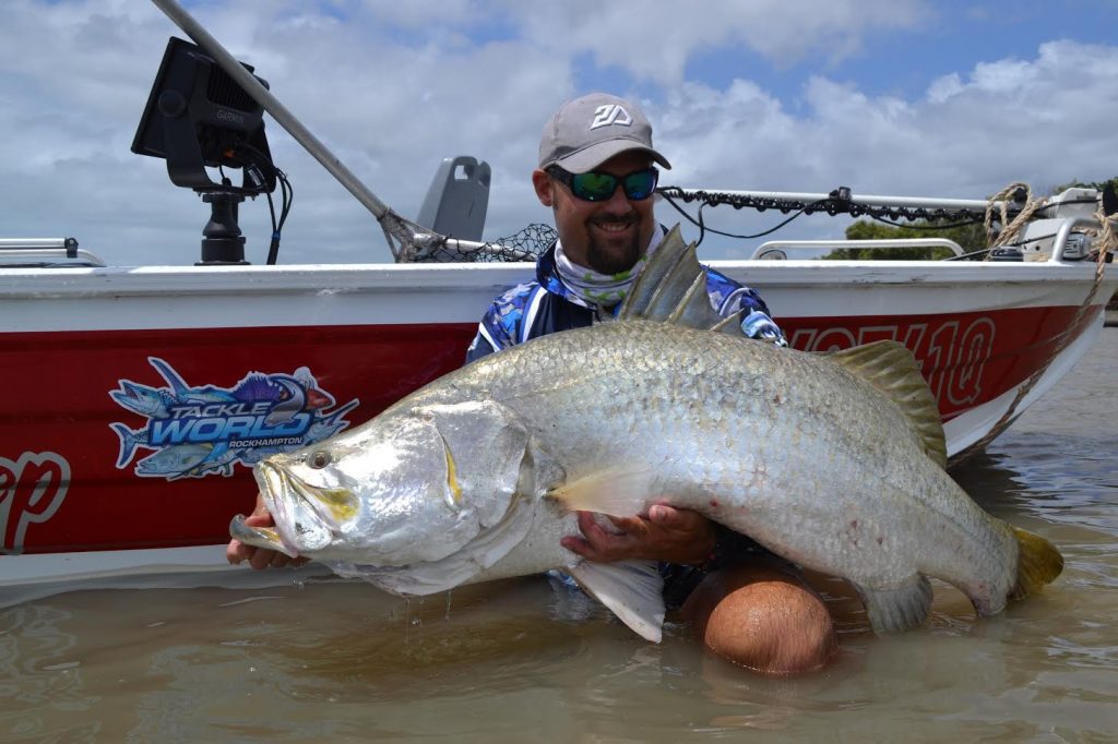 126 cm Barramundi using the Ryan Moody fishing framework