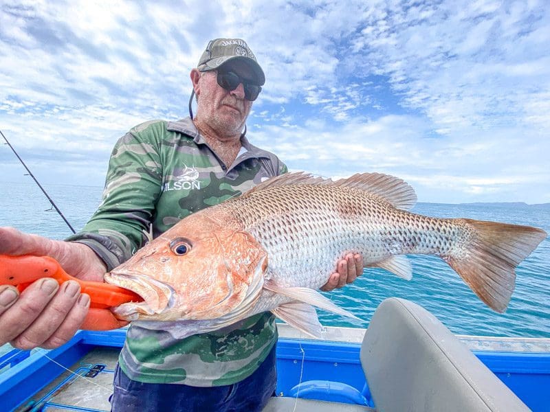 Fishing the headlands in winter - nice chopper fingermark