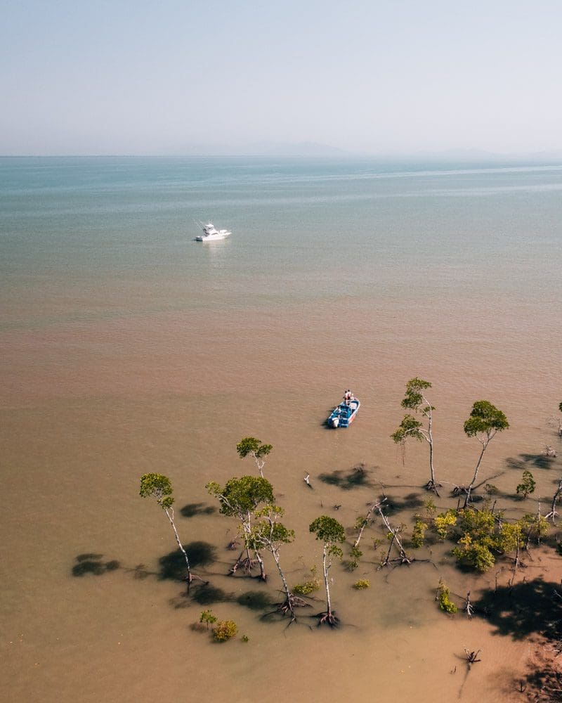 Mood Swings and Blue Boat near Cardwell FNQ