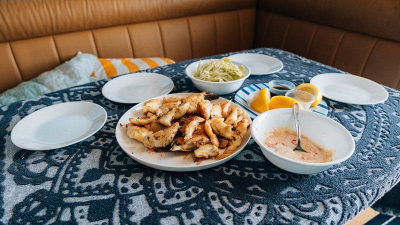 Coral trout for lunch