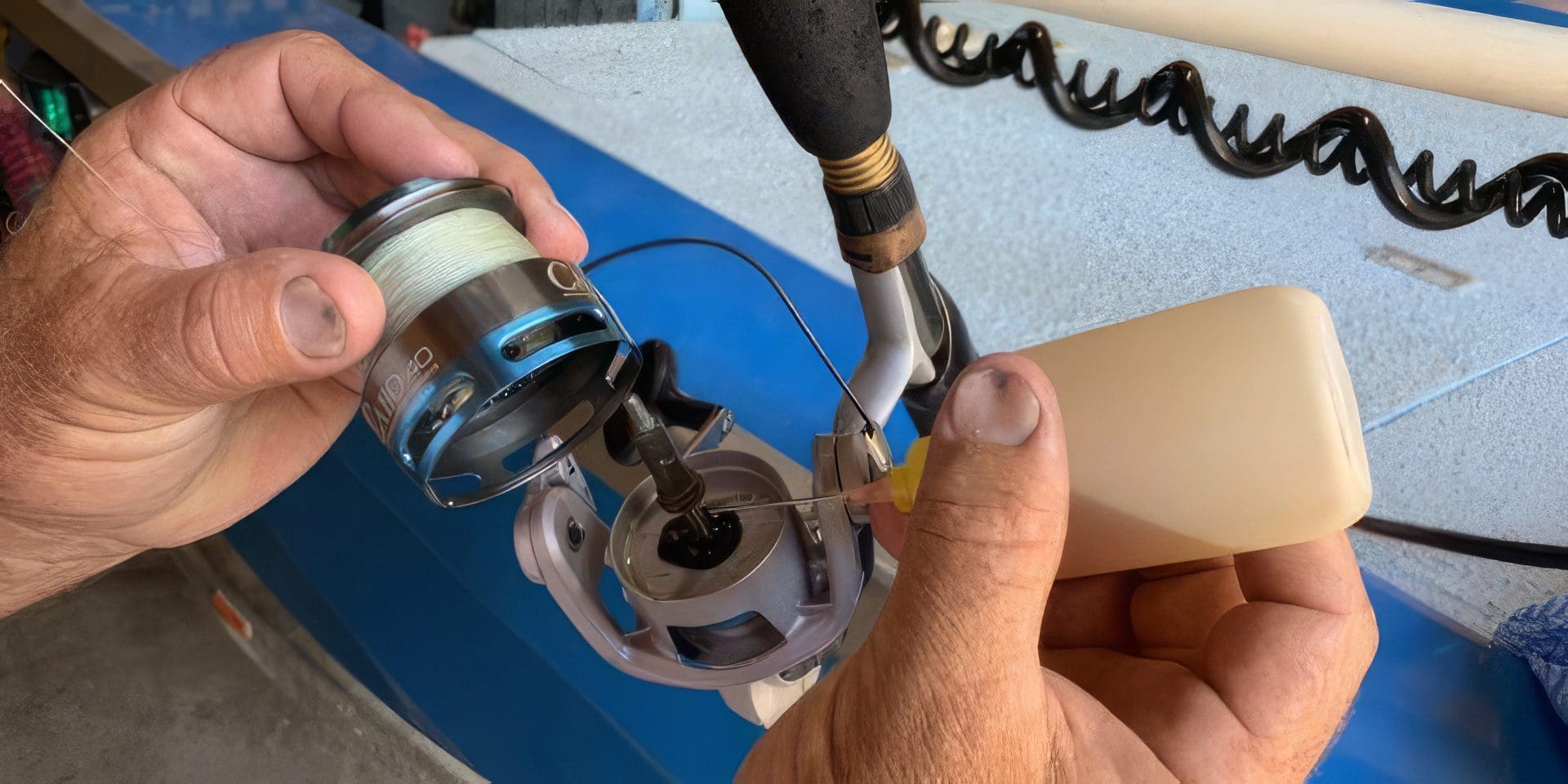 Fishing Reel cleaning and maintenance - Ryan Moody Fishing