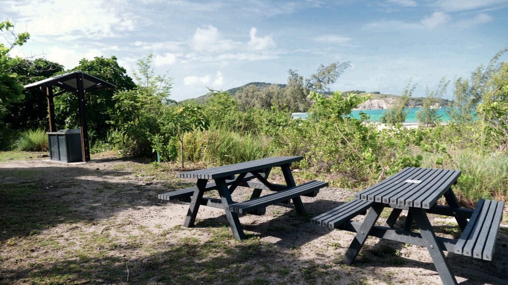 Camping facilities at Lizard Island