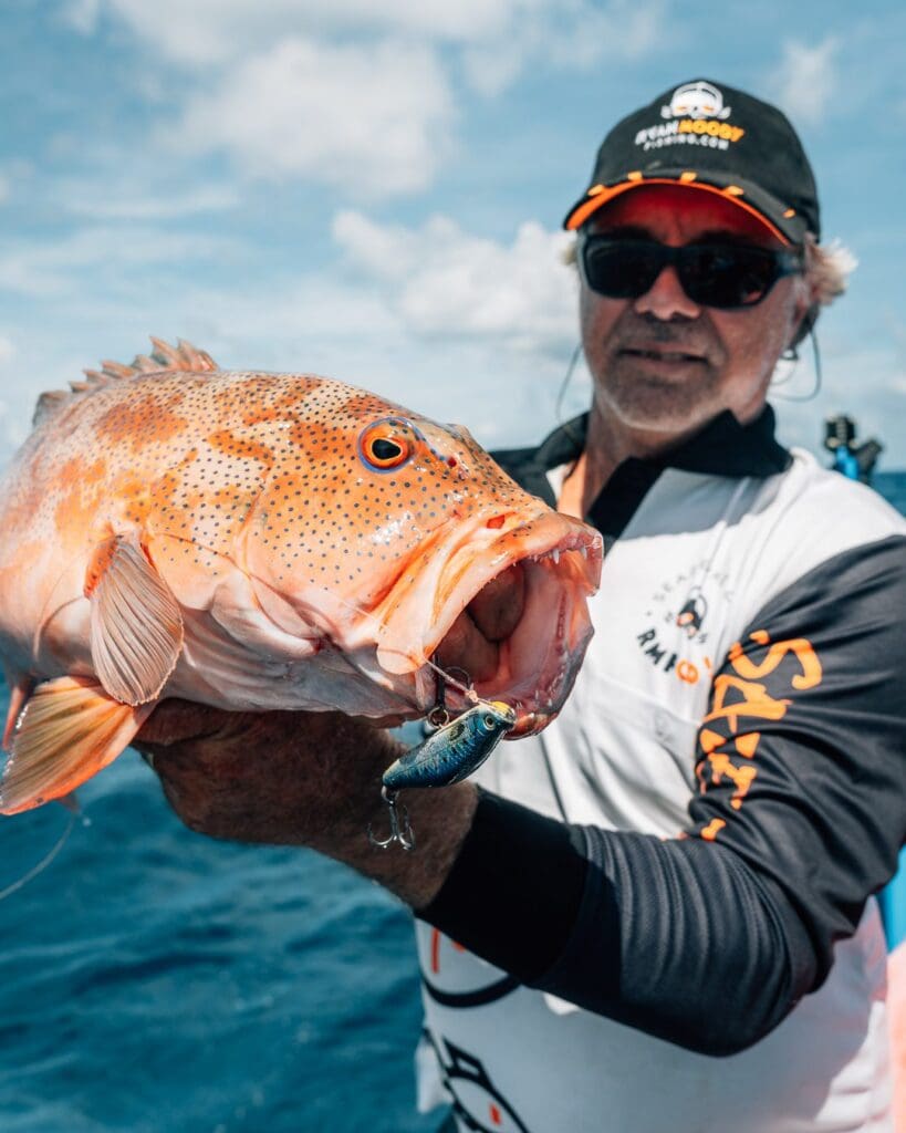 Coral trout with Pillager fishing lure