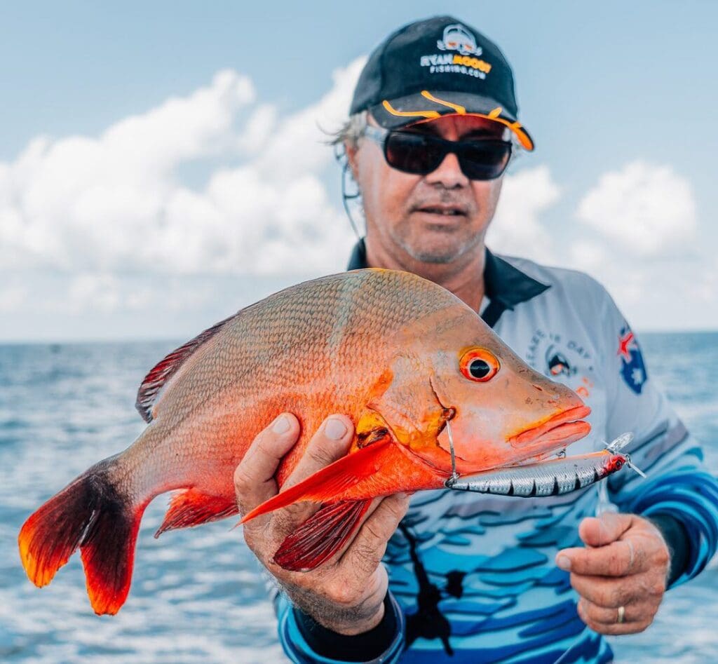 Paddletail area colorful victim when catching huge GT