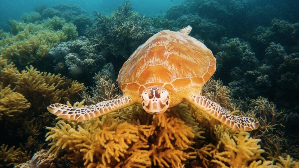 Turtle at Watson's Bay green zone.