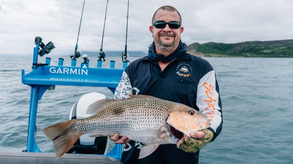 Hectic fishing session on Golden Snapper