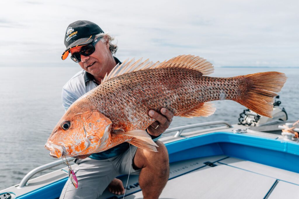 Fishing remote areas for golden snapper