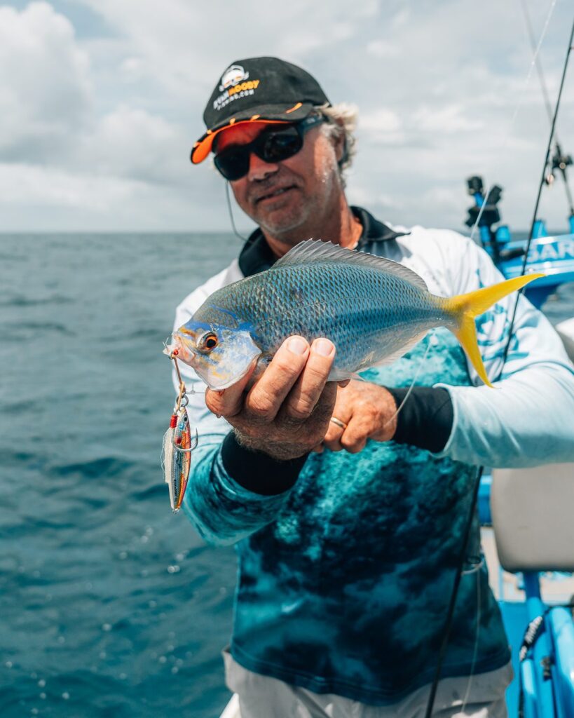 Fusilier caught on Levitator slow pitch jig.