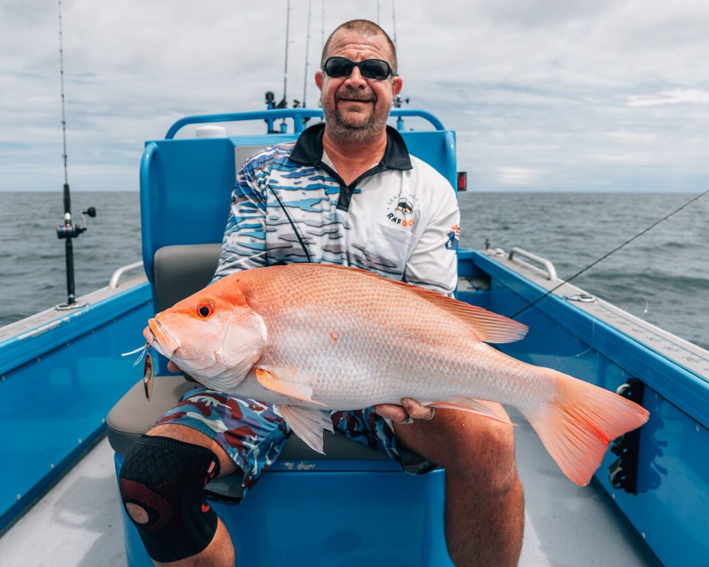 The best lure for slow pitch jigging can result in great fish like this Nannygai