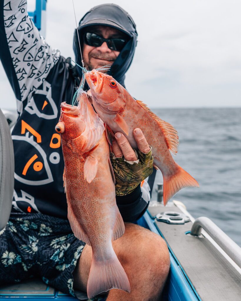 Two fish on one lure