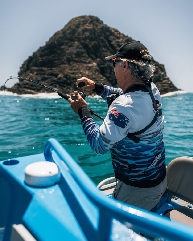 When exploring new areas offshore start around islands and headlands. 