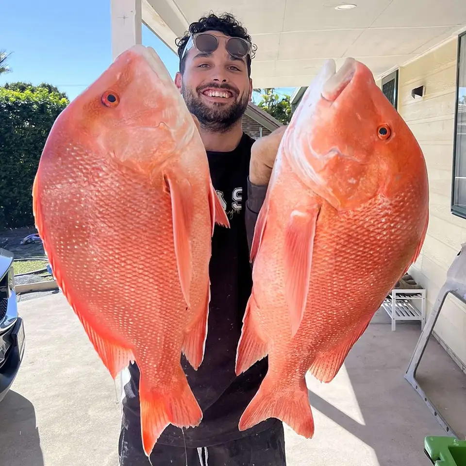 Cooper Corcoran fishing catch