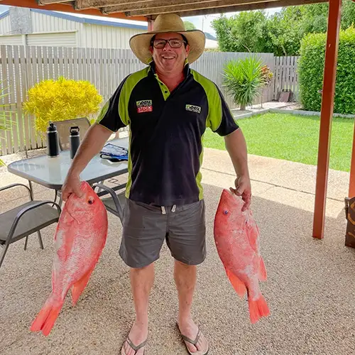 Trevor Bath fishing catch