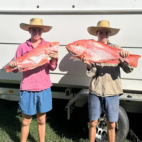 Trevor Bath fishing catch