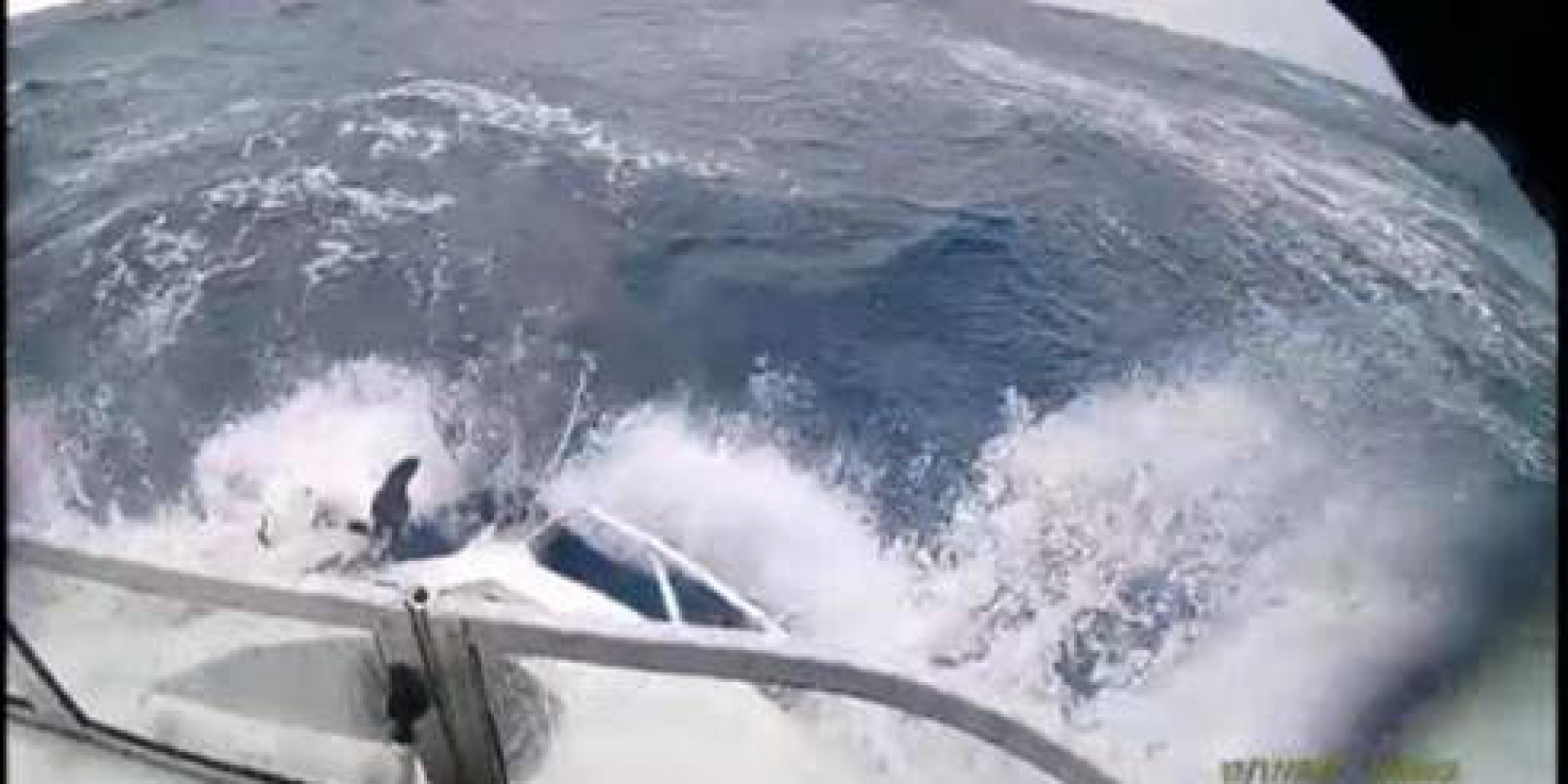 water over bow